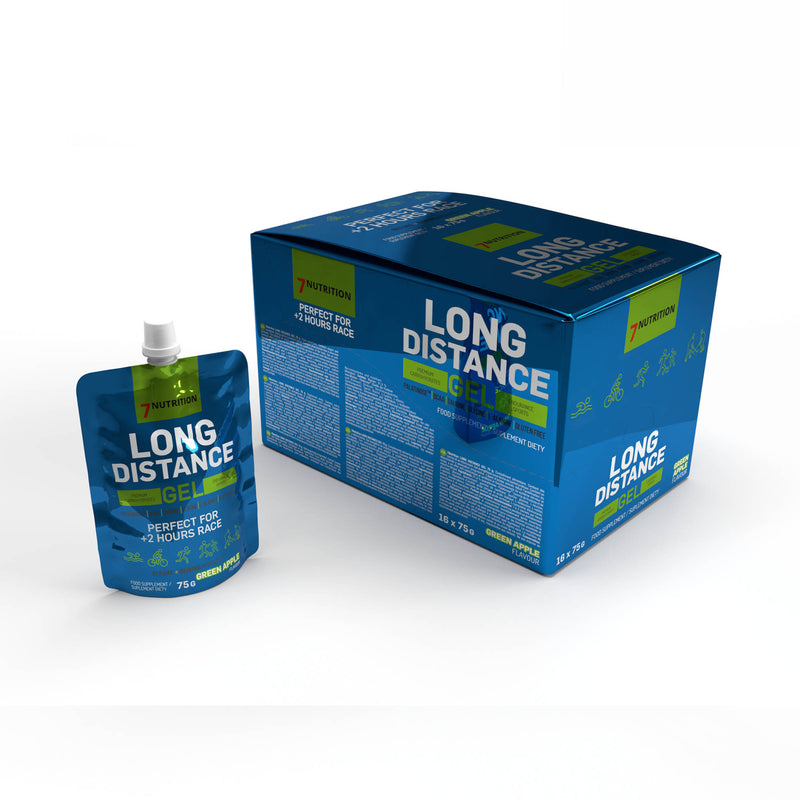 Gel Energético Long Distance 75g BOX 14 Und. - 7Nutrition